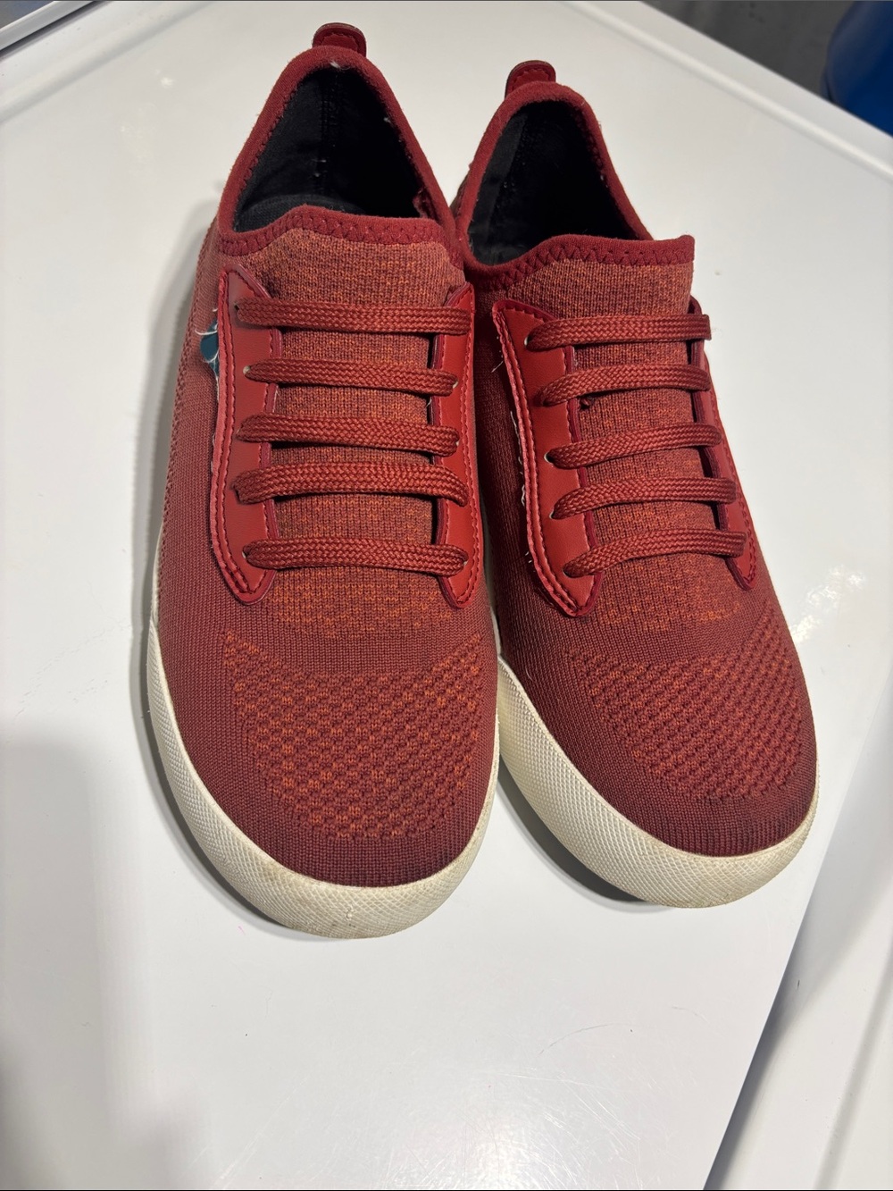 VESSI Weekend Slip-On Sneakers in Red